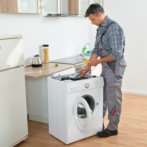 can you walk me through the steps of troubleshooting my washer issue in Hagerstown